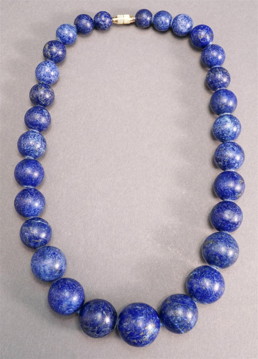 PERSIAN GRADUATED LAPIS BEADED