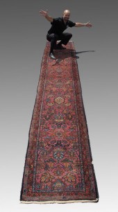 PERSIAN HAMADAN HAND KNOTTED W