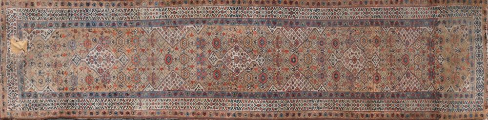 PERSIAN HAMADAN HAND KNOTTED WOOL