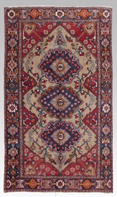 PERSIAN HAND KNOTTED WOOL ROOM