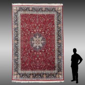 PERSIAN HAND KNOTTED WOOL RUG,