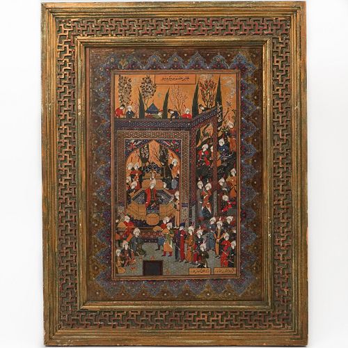 PERSIAN HAND PAINTED