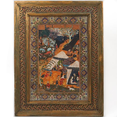 PERSIAN HAND PAINTED