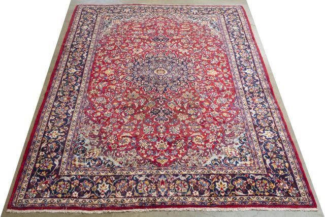 PERSIAN HAND-TIED ISFAHAN RUG,