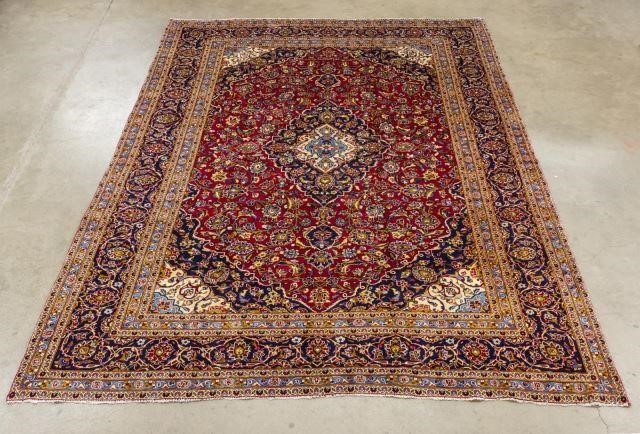 PERSIAN HAND-TIED KASHAN RUG