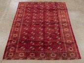 PERSIAN HAND-TIED TURKOMAN RUG