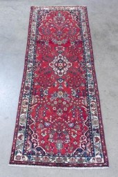 PERSIAN HAND-TIED WOOL HAMADAN