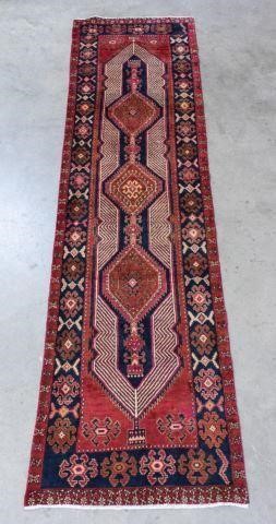PERSIAN HAND-TIED WOOL HAMADAN