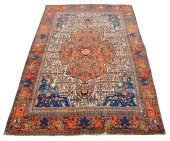 PERSIAN HAND-WOVEN HERIZ RUG,