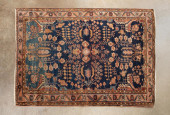 PERSIAN HAND WOVEN SAROUK RUG<