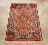 PERSIAN HAND WOVEN SILK ON COT