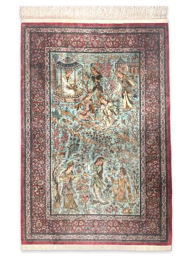PERSIAN HANDMADE SILK ISFAHAN