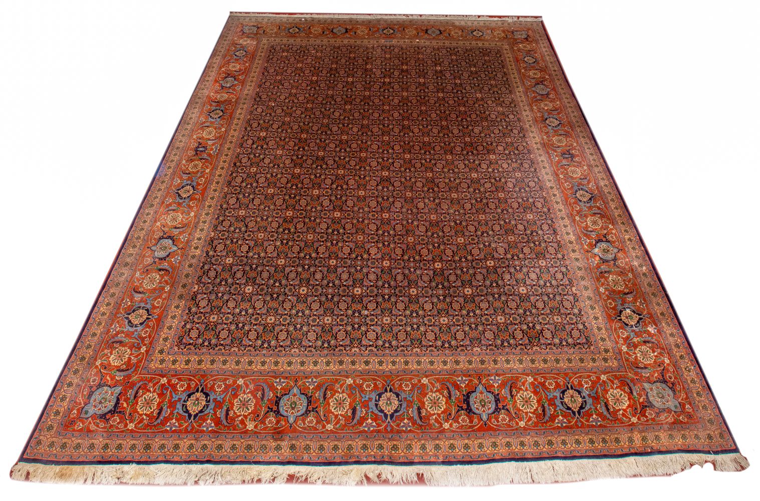PERSIAN HERATI RUG, 12' X 9'