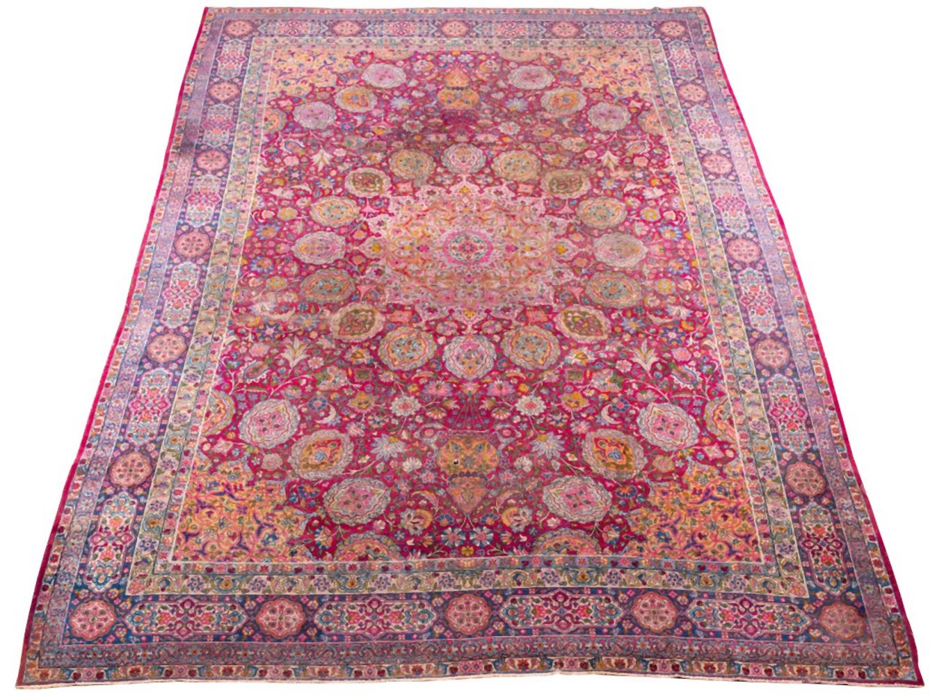 PERSIAN HERIZ CARPET, 14' X 9'