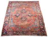 PERSIAN HERIZ CARPET, 18TH C.,