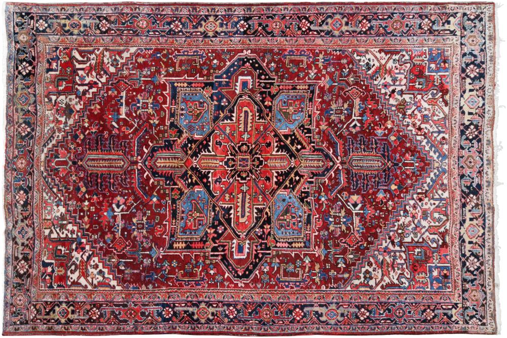 PERSIAN HERIZ ROOM SIZE RUG,