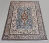 PERSIAN HUNT TABRIZ WOOL RUGPE