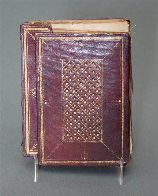 Persian illuminated and gilt