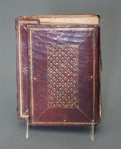 Persian illuminated and gilt m