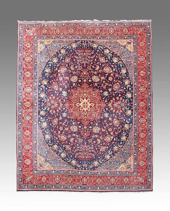 PERSIAN ISPHAHAN HAND KNOTTED