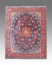 PERSIAN ISPHAHAN HAND KNOTTED