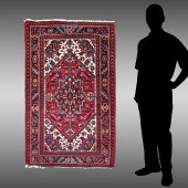 PERSIAN KARAJA HAND KNOTTED WO