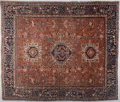 PERSIAN KARAJA RUG, 70" X 60"P