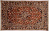 PERSIAN KASHAN AREA RUG, EARLY