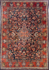 PERSIAN KASHAN CARPET, 12&#039