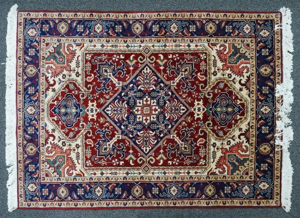PERSIAN KASHAN HAND KNOTTED RUG100%