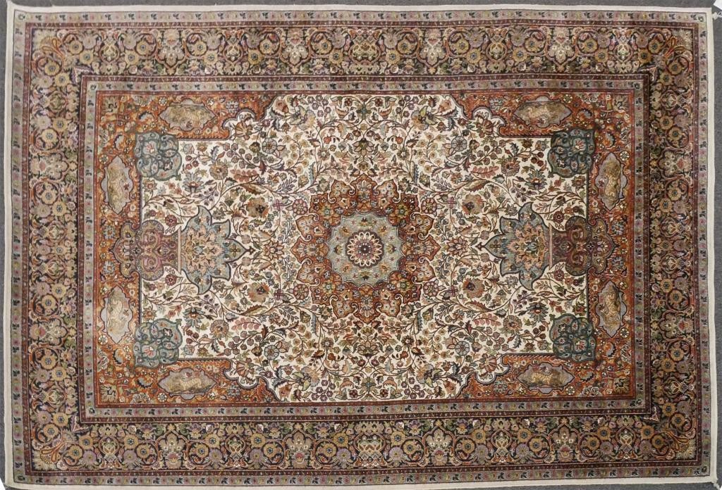 PERSIAN KASHAN PICTORIAL RUGFine