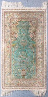 PERSIAN KASHAN SILK PICTORIAL