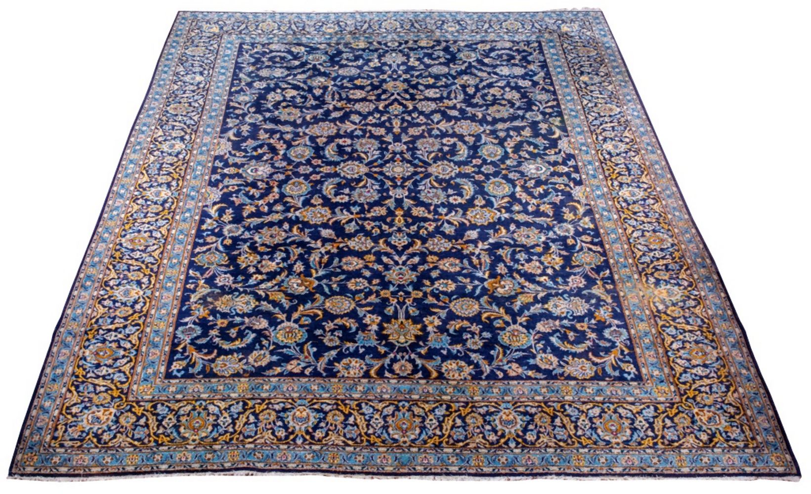 PERSIAN KESHAN CARPET, 14' X 9'