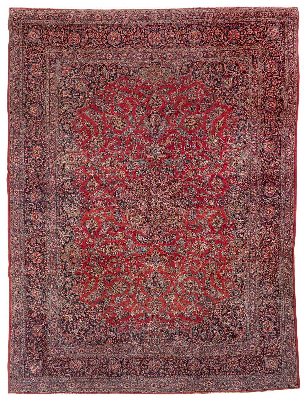 PERSIAN KESHAN RUG: 8’10” X