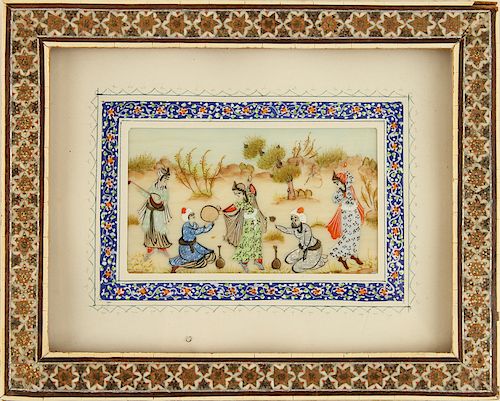 PERSIAN KHATAM MARQUETRY FRAME HAND