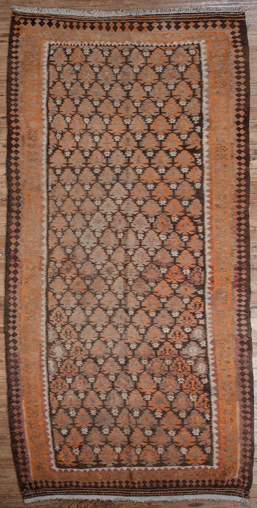 PERSIAN KURDISH KILIM CARPETAntique