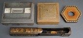 PERSIAN LACQUER CALLIGRAPHY BO