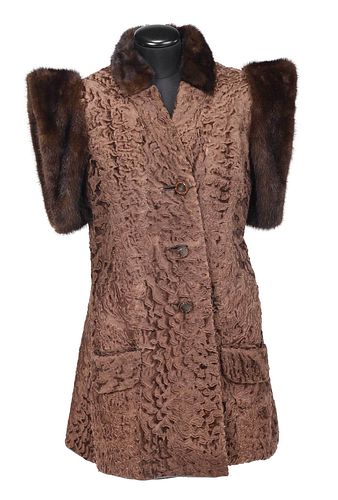 PERSIAN LAMB AND MINK VEST20th