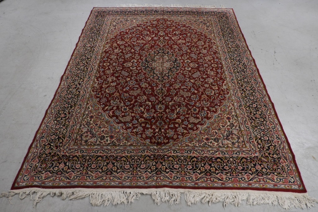 PERSIAN LAVAR KHERMAN WOOL CARPET