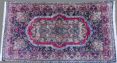 PERSIAN LAVAR KIRMAN WOOL RUG,