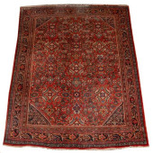 PERSIAN MAHAL HAND-KNOTTED CAR