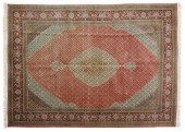 PERSIAN MAHI TABRIZ RUG, 11'4"