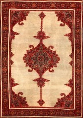 PERSIAN MALAYER HAND-KNOTTED O