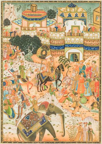 PERSIAN MANUSCRIPT PAGE OF A