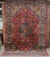 PERSIAN MASHAD RUG, 7 FT X 10