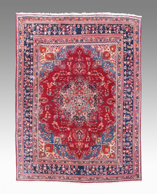 PERSIAN MESHED HAND KNOTTED WOOL