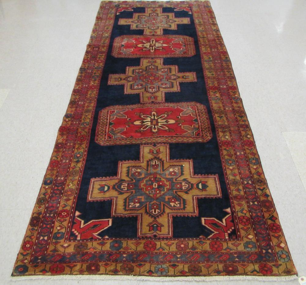 PERSIAN MESHKIN TRIBAL CARPET,