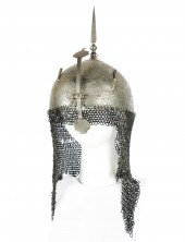 PERSIAN METAL HELMETwith chain