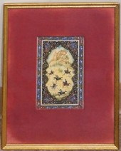 PERSIAN MINIATURE HUNTING SCEN