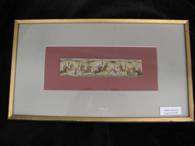 Persian Miniature Painting Polo